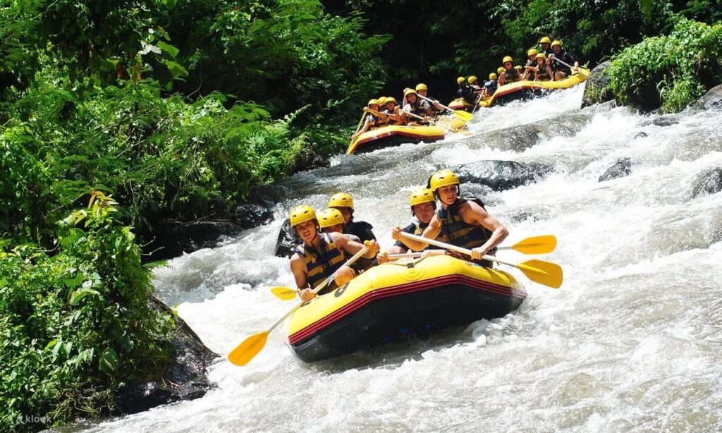 Ubud white water rafting