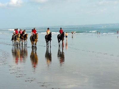 Go for a horse ride at Canggu beach