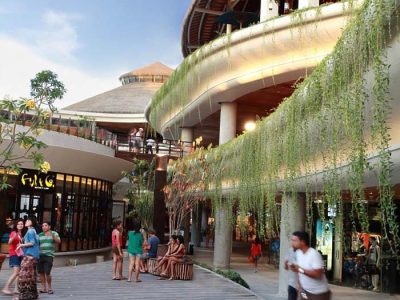 At Beachwalk, the newest beachfront mall in Bali