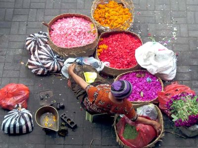 Traditional market in Ubud